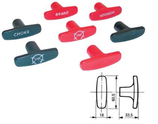 Hovedbilde T-h?ndtak, N?YTRAL, Svart M5