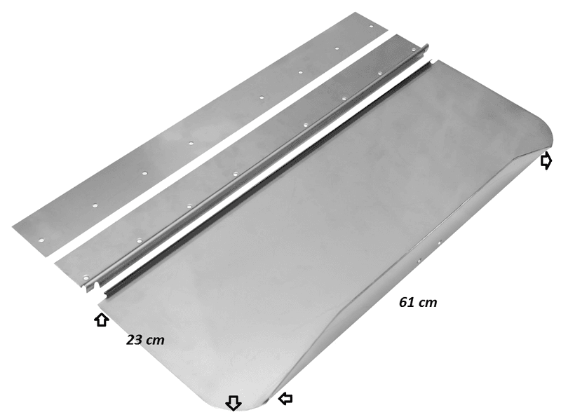 Plan med hengsel, BENNETT, 24x 9