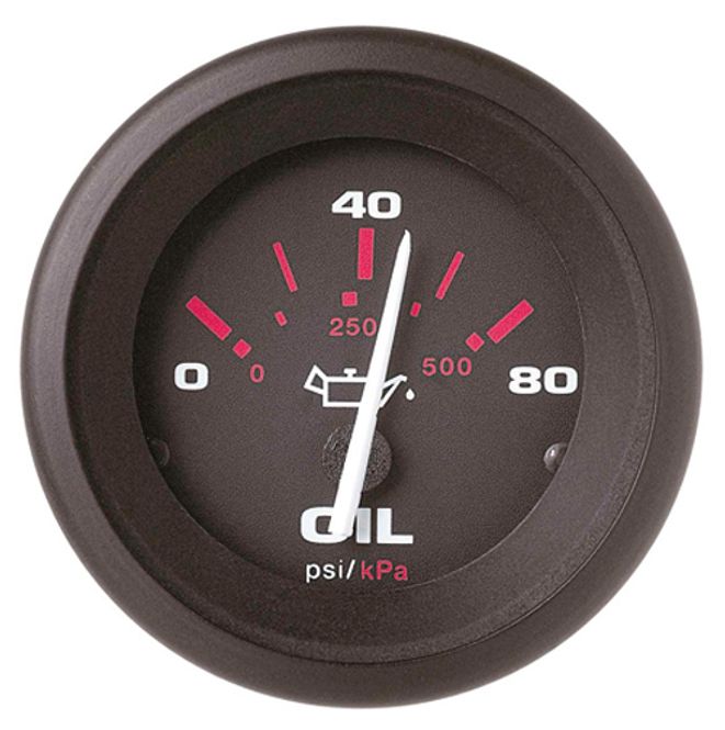 Hovedbilde Oljetrykksm?ler, 0-80PSI/0-500kPa, US, Veethree ...