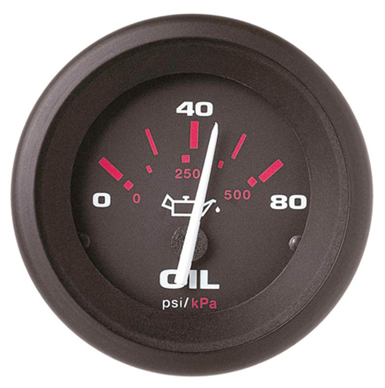 Oljetrykksm?ler, 0-80PSI/0-500kPa, US, Veethree Amega 2