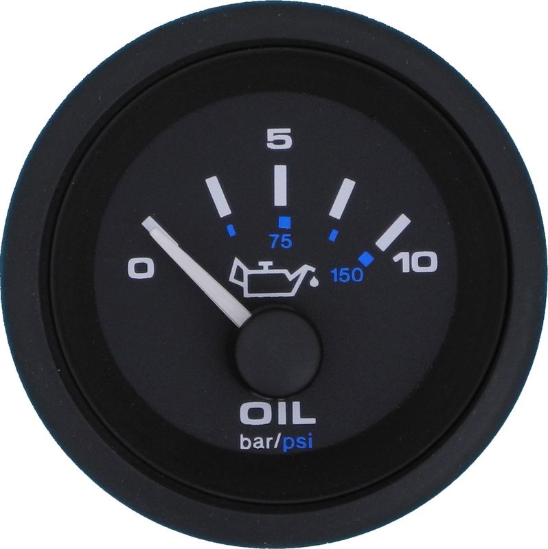 Oljetrykksm?ler, 0-5BAR/80PSI, VDO, Veethree Premier Pro 2
