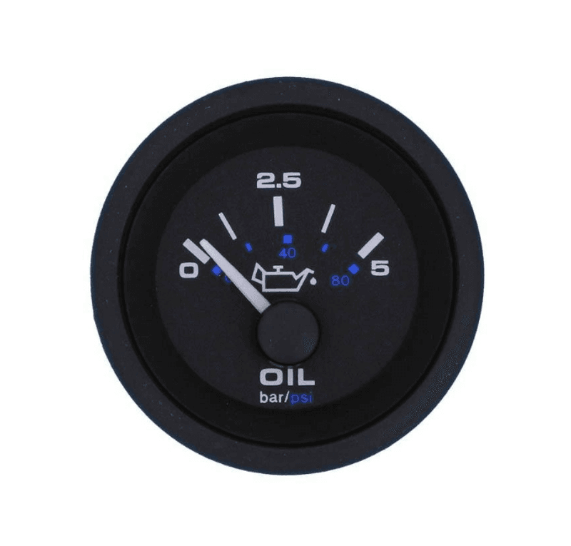 Oljetrykksm?ler, 0-5BAR/80PSI, US, Veethree Premier Pro 2