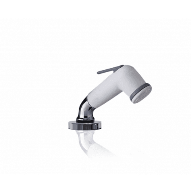 Hovedbilde H?nddusj med bryter, DS0213 - Hvit