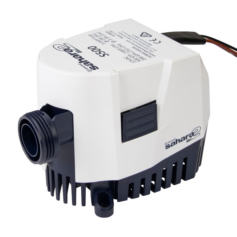 Lensepumpe, Automatisk, Sahara MK2, 500 GPH (1892 LPH), 12V