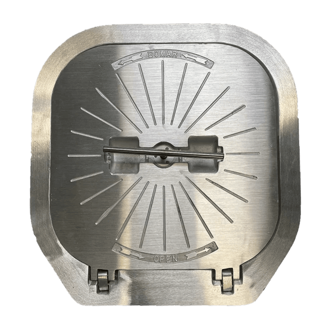 Hovedbilde Bomar D?rkluke i Aluminium, Firkant, Hengslet- ...