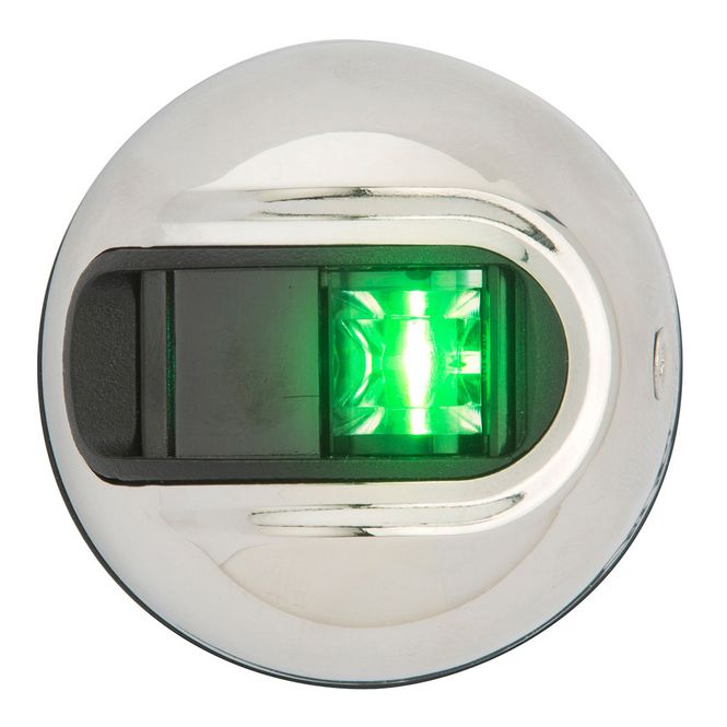 Hovedbilde Attwood LED Sidelanterne, Gr?nn (stb), Rustfritt ...