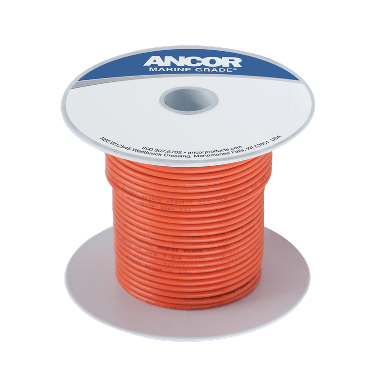 Fortinnet Marine Gradert Kobberkabel p? 3mm?, Oransje - 30m