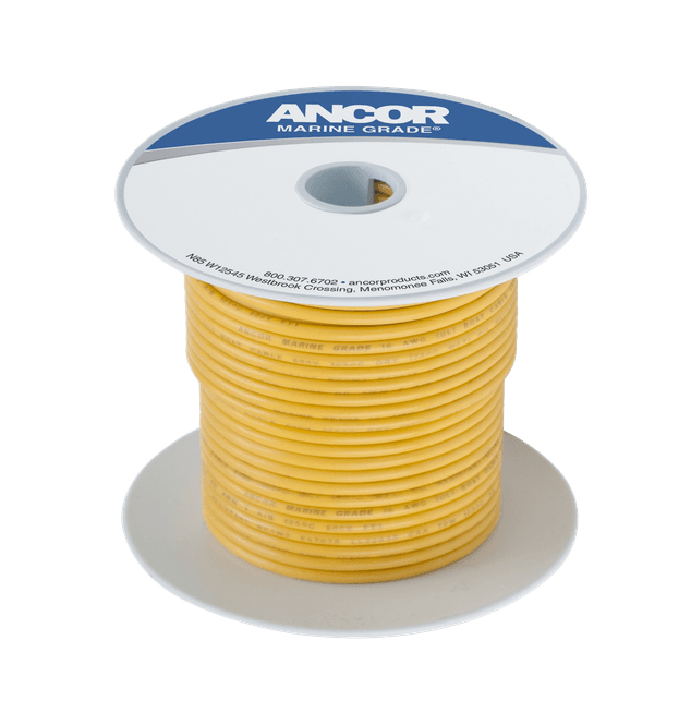 Hovedbilde Fortinnet Marine Gradert Kobberkabel p? 5mm?, Gul ...