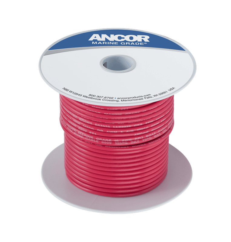 Fortinnet Marine Gradert Kobberkabel p? 1mm?, R?d - 7.6m