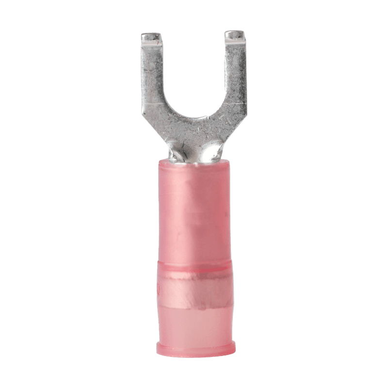 Gaffelkabelsko, Nylonisolert, 0.3-0.8mm2 (22-18AWG) - 100stk