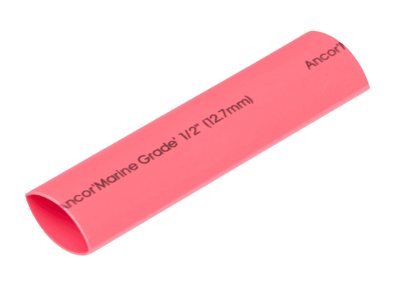 Krympestr?mpe med lim, XLPO, ?12.7mm x 1220mm, R?d - 1stk
