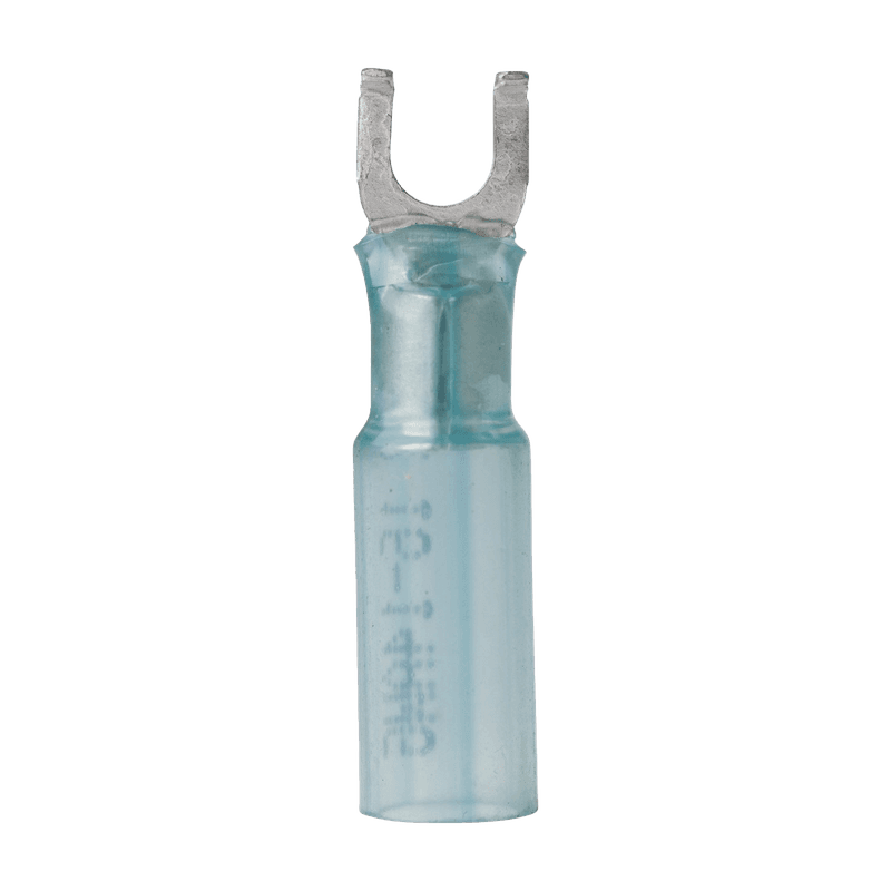 Gaffelkabelsko, Krympeplast, 1-2mm2 (16-14AWG) - 3stk