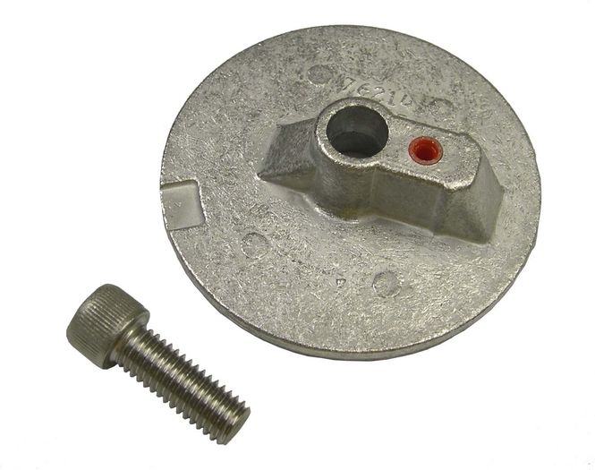 Hovedbilde Merc trimfinne anode med bolt (762144), Alu , ...