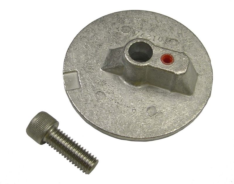 Merc trimfinne anode med bolt (762144), Alu , 762144