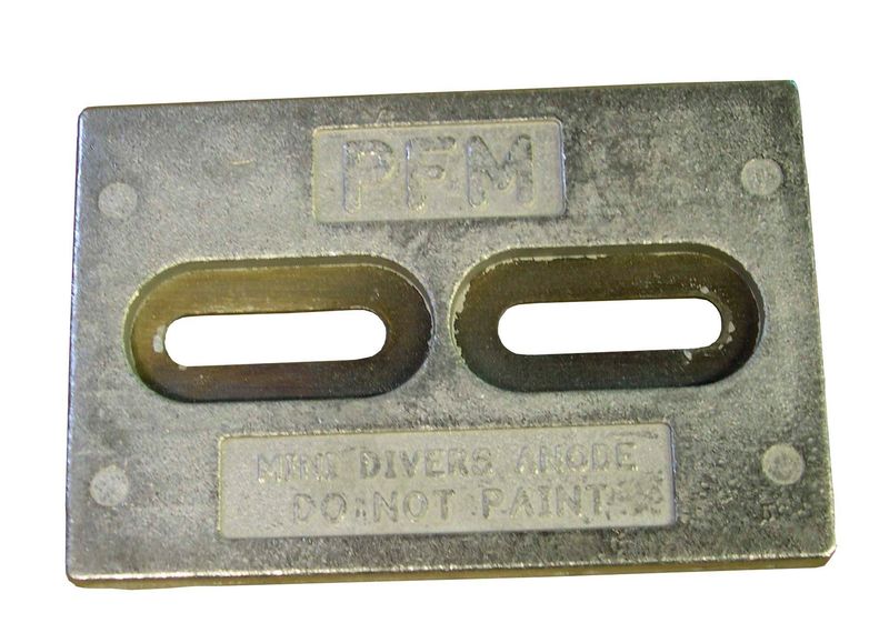 Skrog anode, 0.5 kg, m/t?ringsindikator, Alu, hmdda