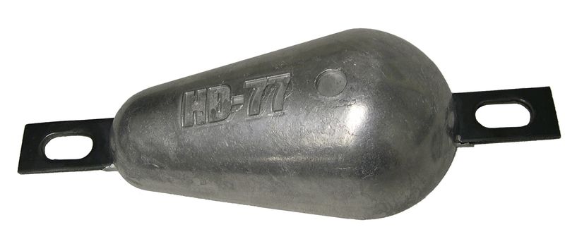 Skrog anode 0.8 kg, m/t?ringsindikator, Alu, hd77a