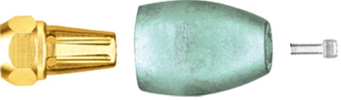 Hovedbilde Propellmutter Anodesett, for 45 mm aksel, Magn, ...