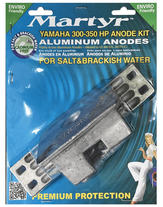 Hovedbilde Yamaha 300-350HP Outboard Anodes KIT Al