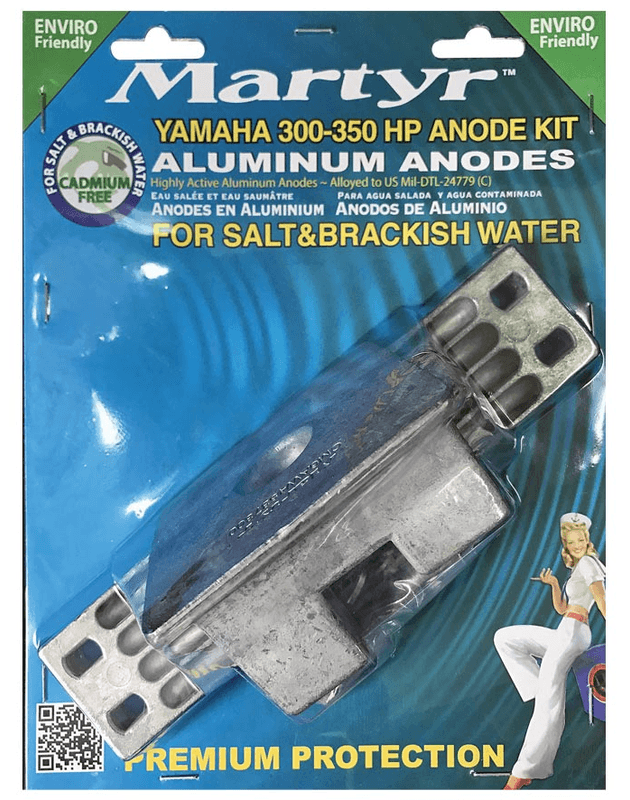 Yamaha 300-350HP Outboard Anodes KIT Al