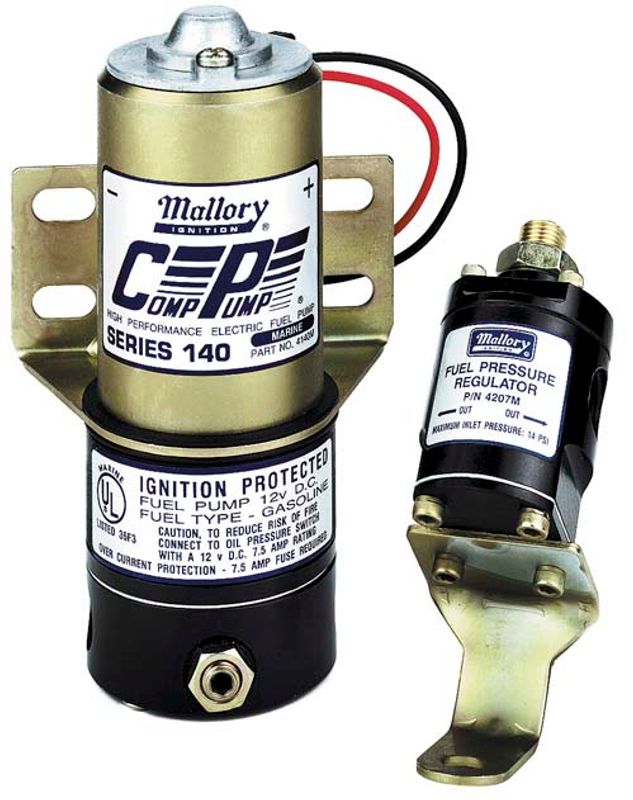 Elektrisk bensin pumpe, 140GPH MARINE, Erst: 4140M