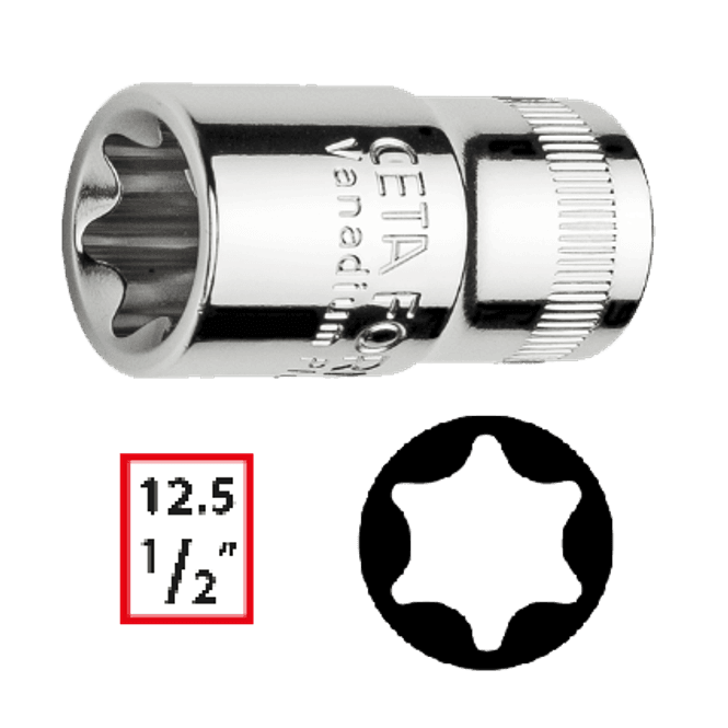Hovedbilde 1/2? pipe, E-TORX E12