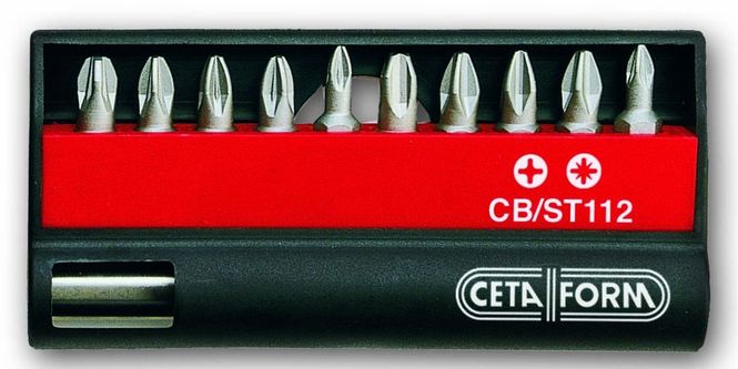 Hovedbilde Bitssett - PH, PZ - 11 deler med 1/4